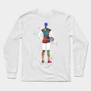 Volleyball Player Girl Long Sleeve T-Shirt